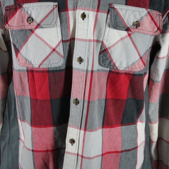 DC Shoes Shirt - Flannel Plaid Pattern - Men's Large - Picture 3 of 10